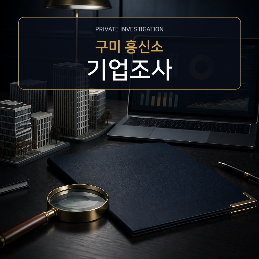 구미 기업·거래처 조사 전문 흥신소